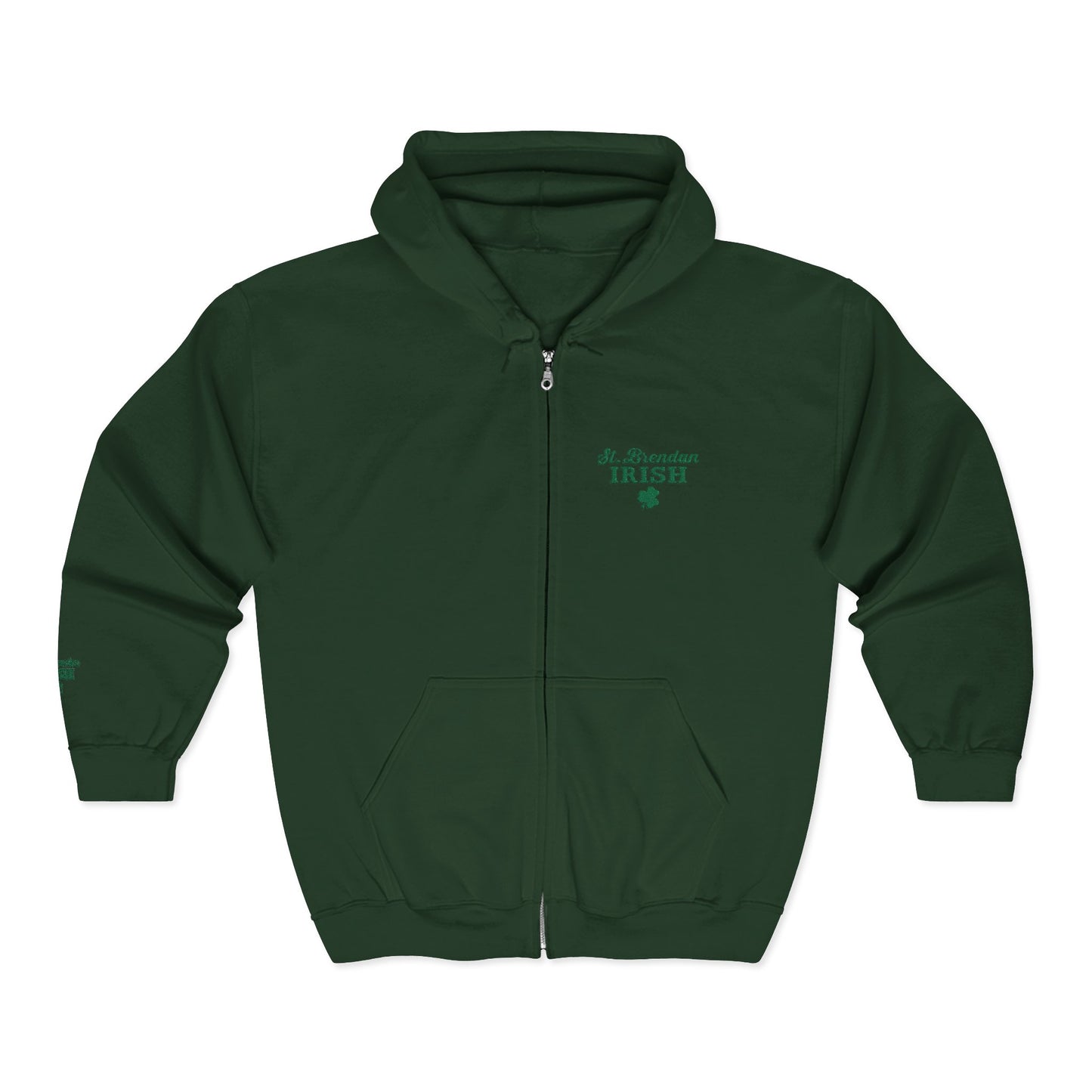 Irish Unifsex Full Zip Hoodie