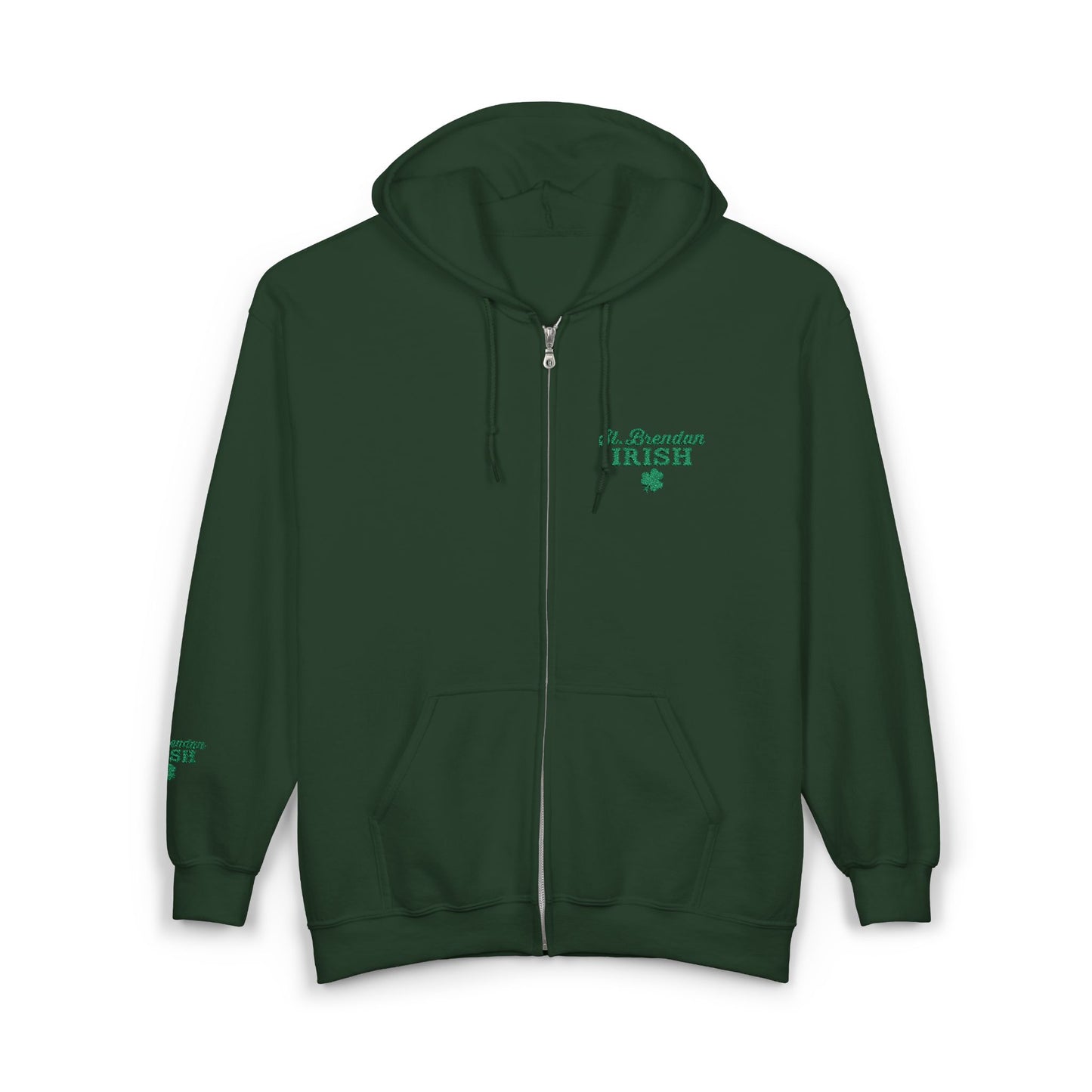 Irish Unifsex Full Zip Hoodie