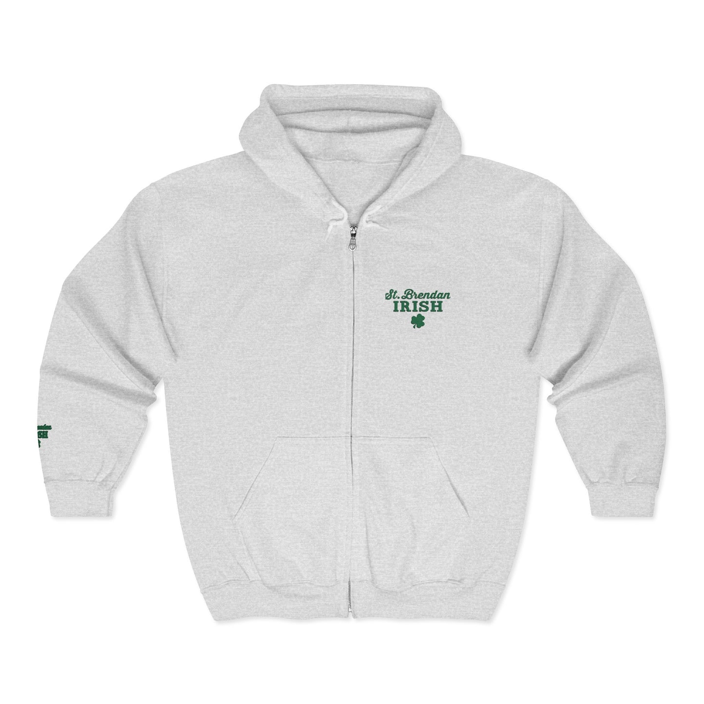 Irish Unifsex Full Zip Hoodie