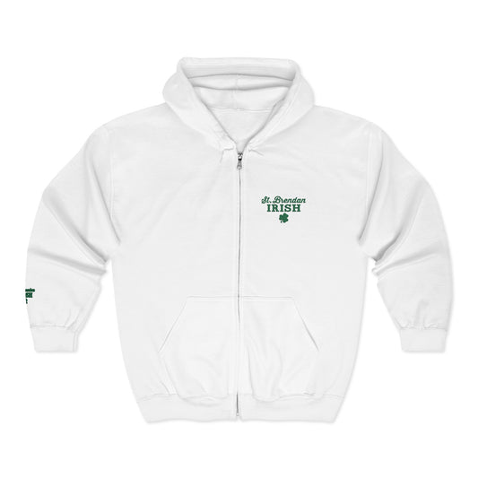 Irish Unifsex Full Zip Hoodie