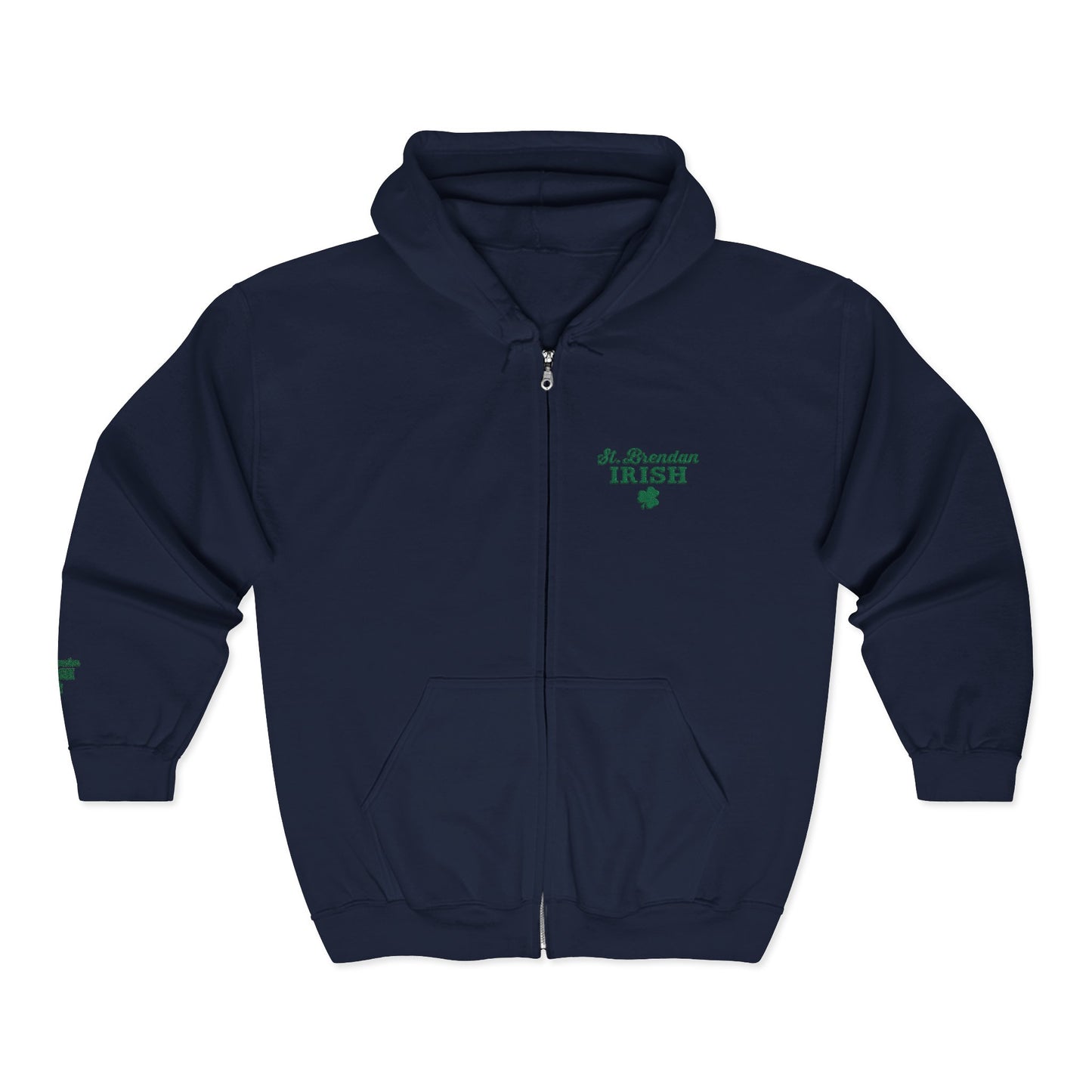 Irish Unifsex Full Zip Hoodie